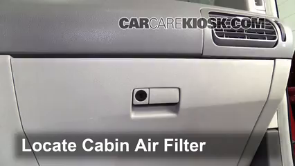 Cabin Air Filter Replacement 2007 Nissan Quest 3.5L V6